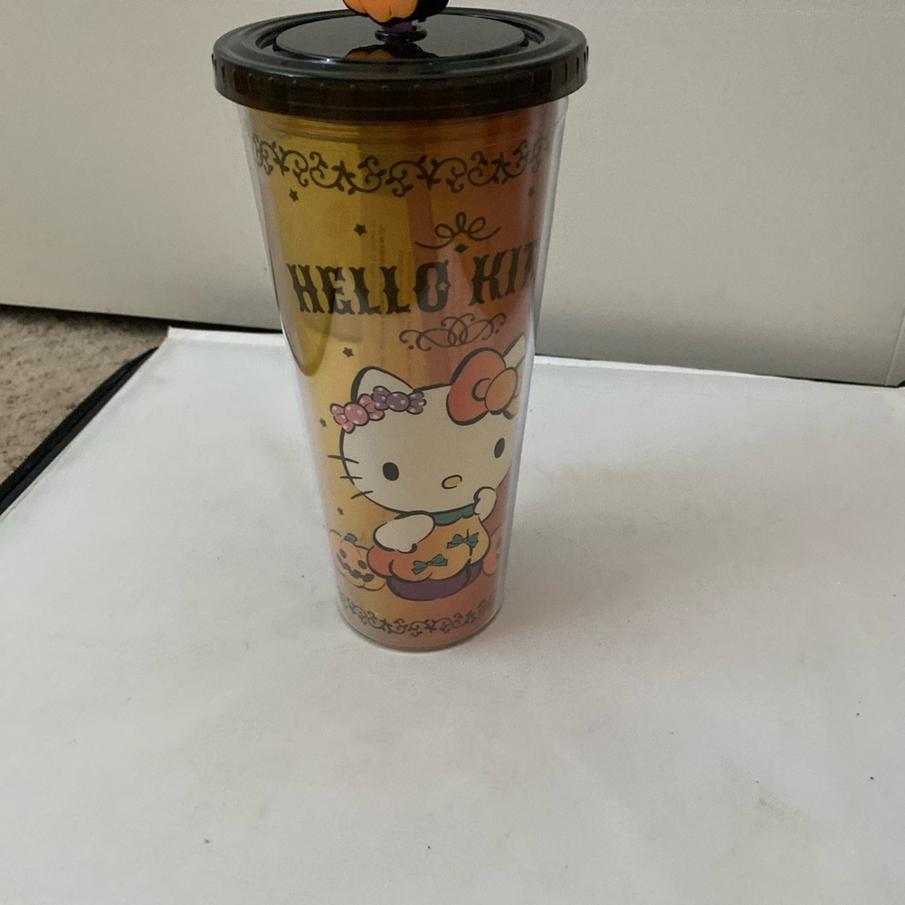 Hello kitty Halloween tumbler